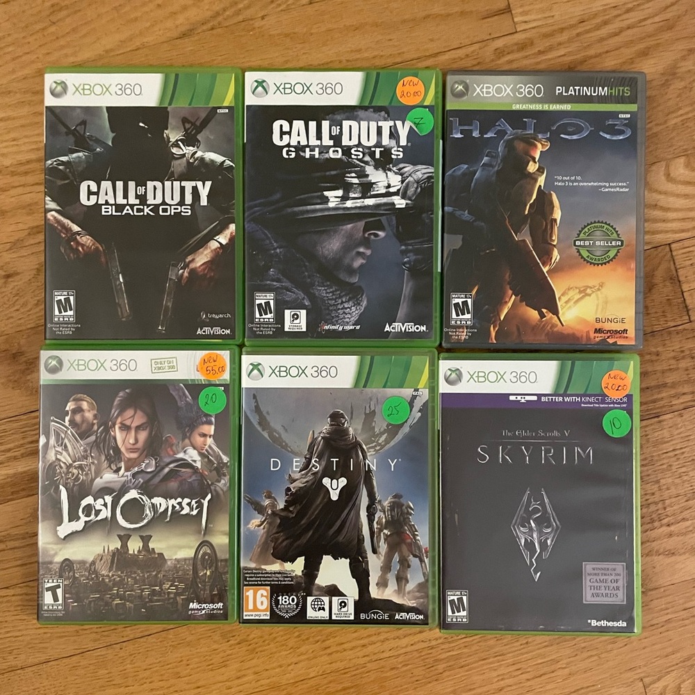 Xbox 360 games